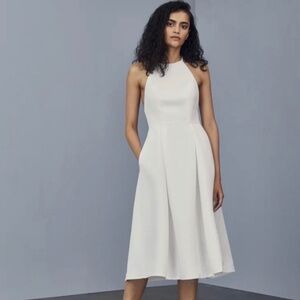 Amsale Little White Dress LW162